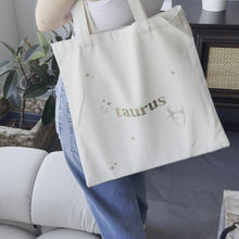 Load and play video in Gallery viewer, Taurus Tote Bag

